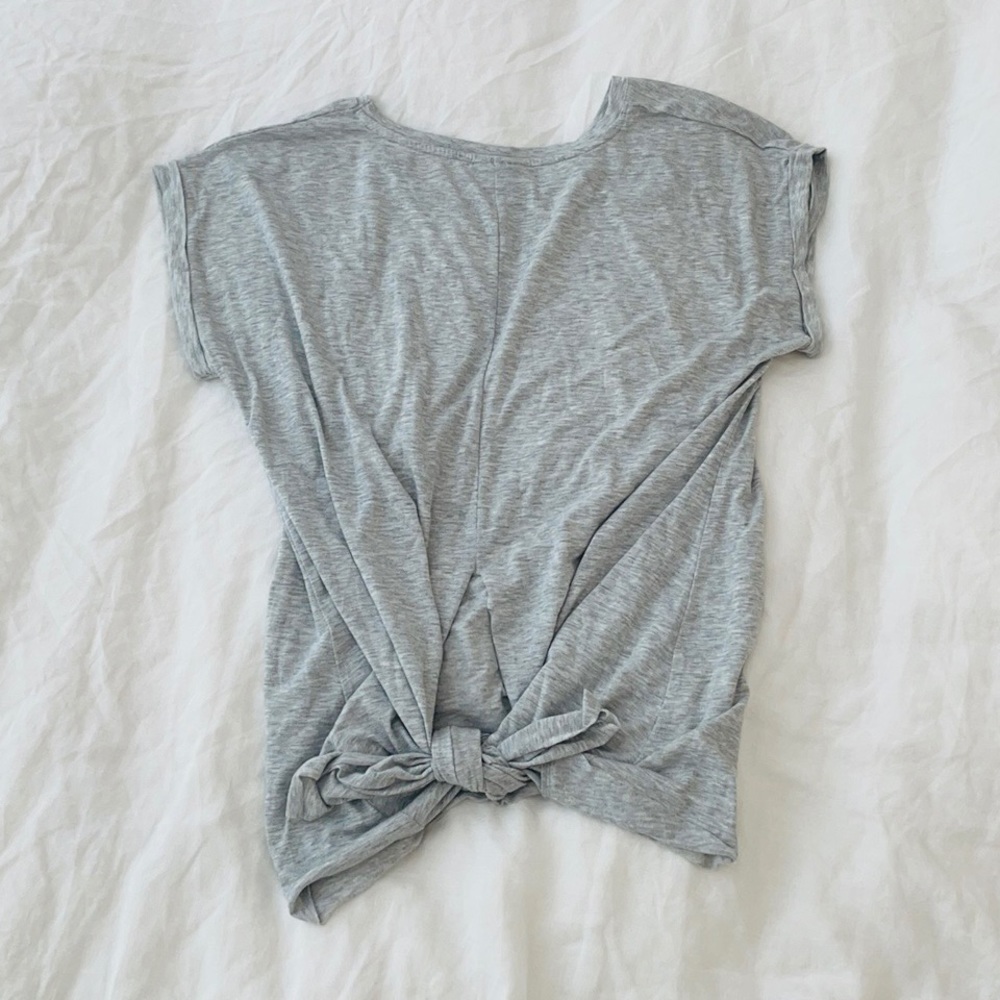 Topshop Split Back Tee - image 3